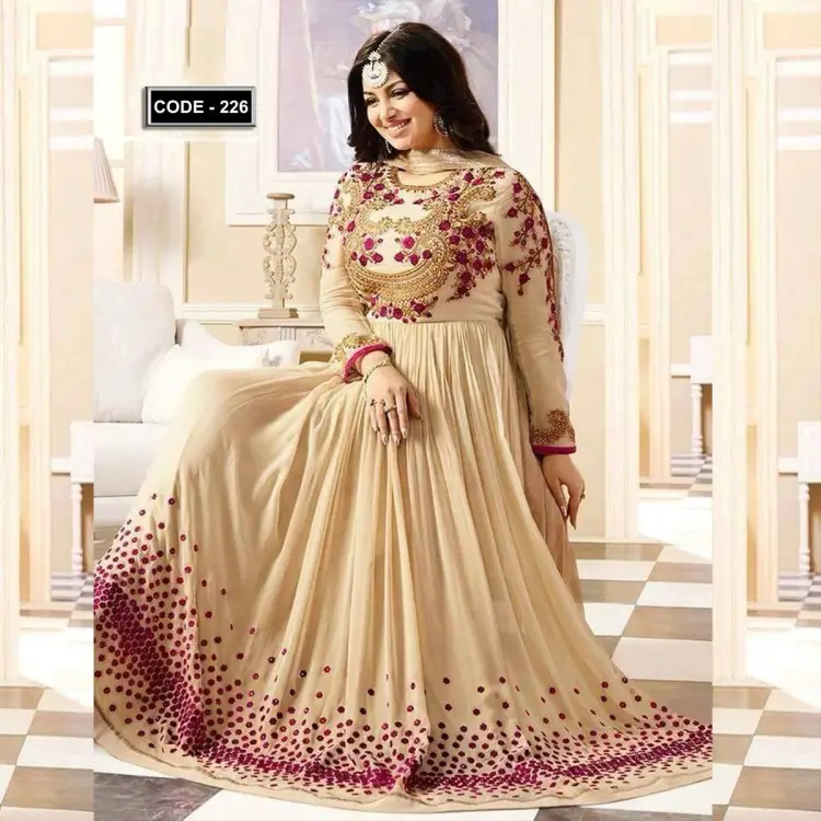 Unstiched New Indian Georgette Gown For Wowen