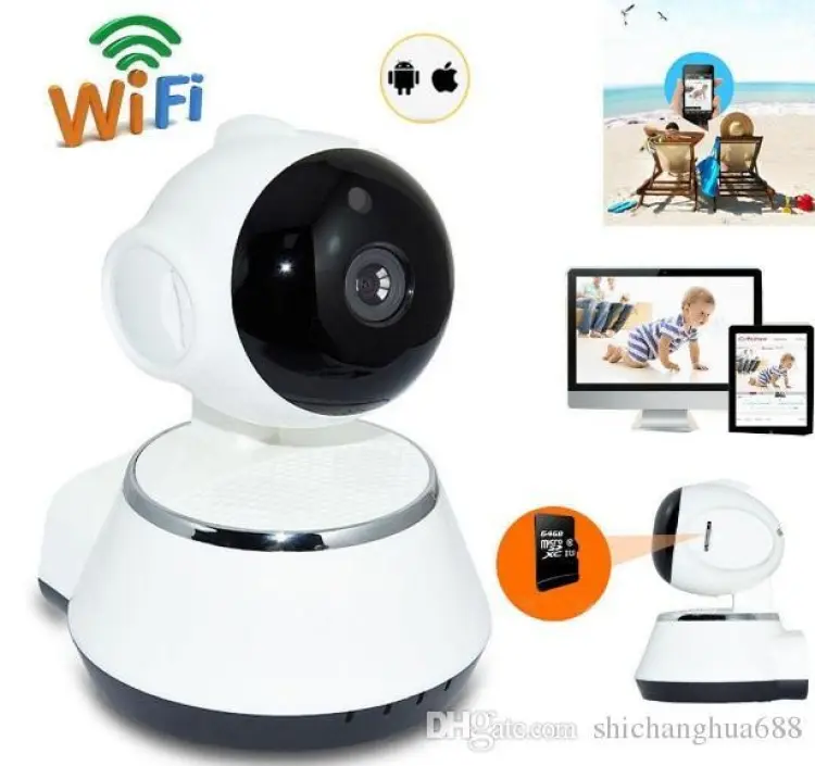 Wifi IP Camera V380 IP Camera 360 Degree CCTV Camera A Wireless Mini Cc Camera IP Webcam Wireless CCTV Camera 360 Degree IP Camera