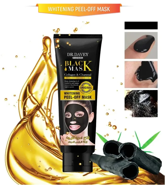 Dr. Davey black peel off mask with collagen & charcoal 120ml